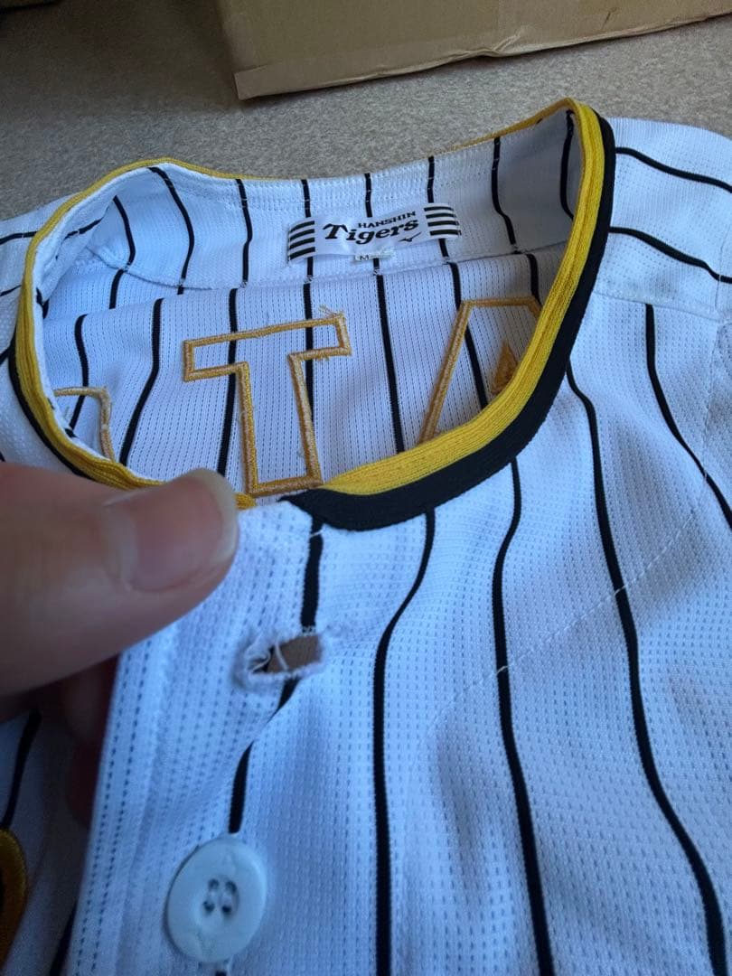 Tigers ユニフォーム SATO 8ワッペン付き