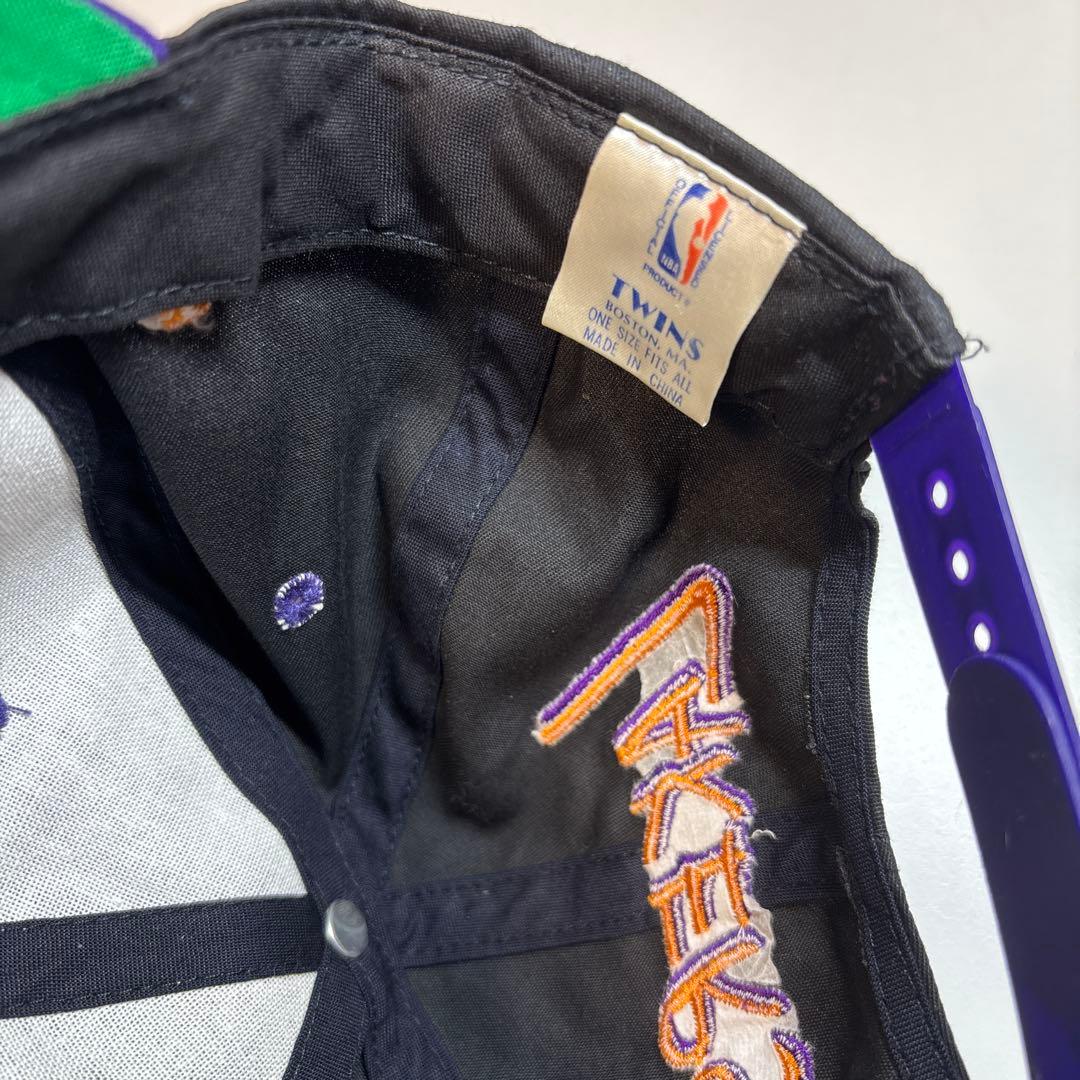 未使用 Vintage LAKERS レイカーズ キャップ 帽子 NBA 90s