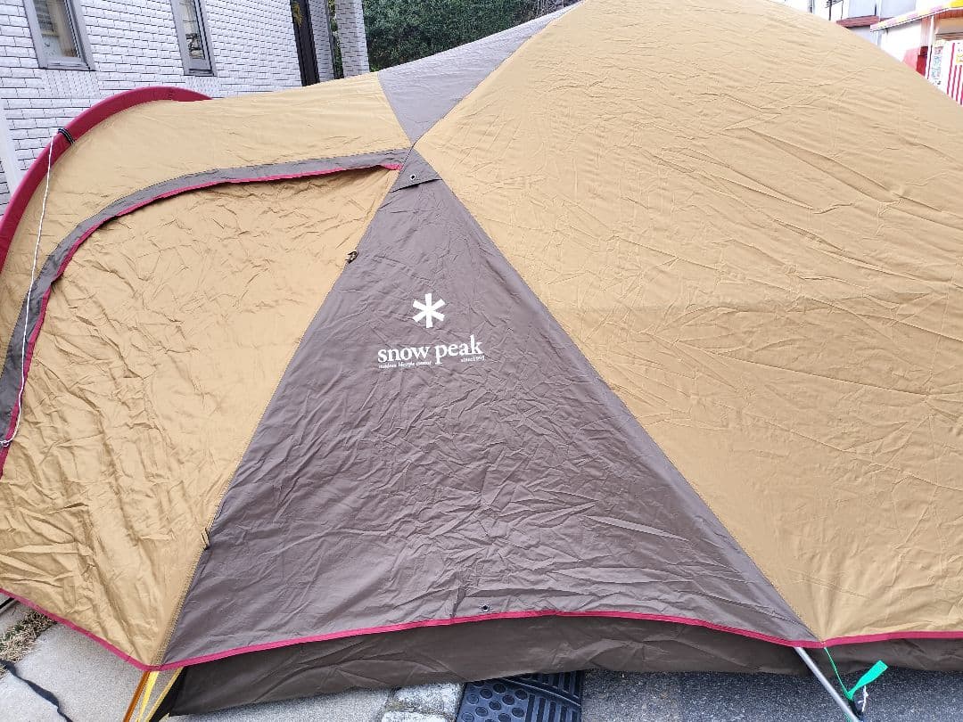 最終値下げ peak アメニティドームM インナーマット＆ポール付引取可