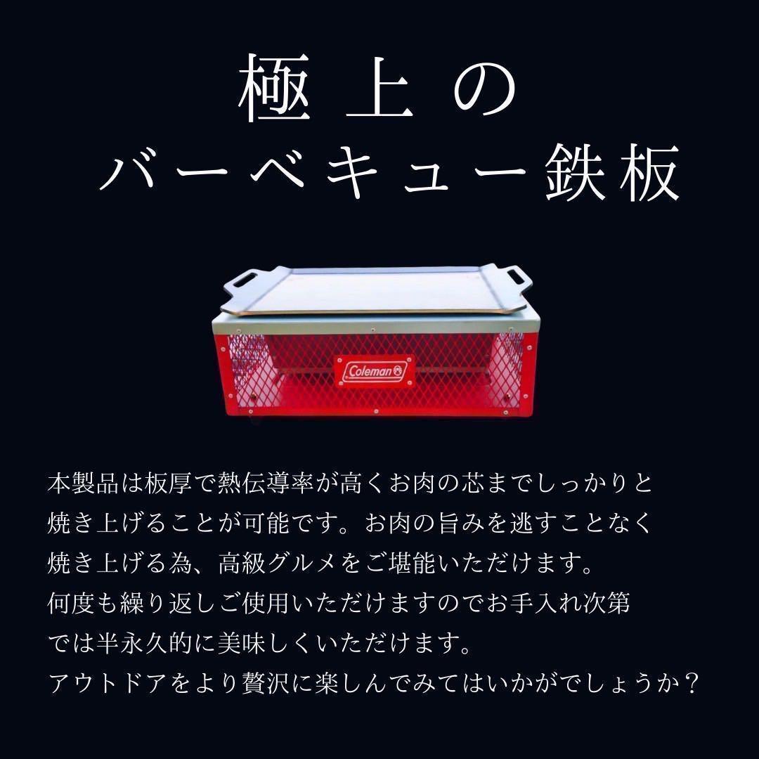 鉄板１枚 へら２本 コールマン クールスパイダープロ/L 対応 板厚4.5mm