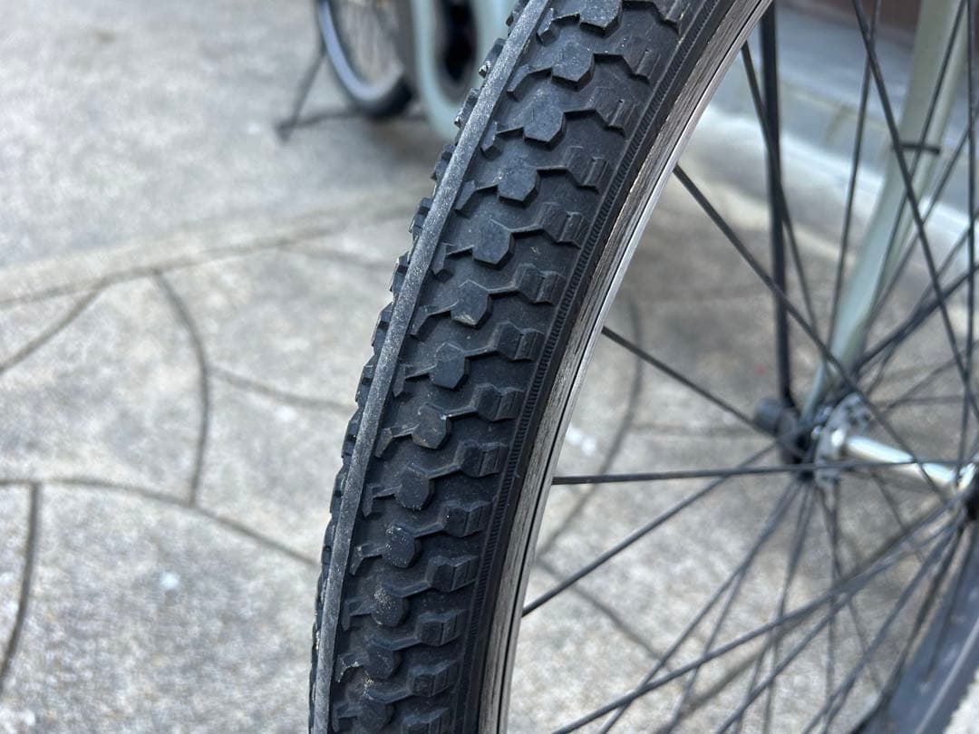 京都 パナソニック 電動アシスト自転車 ティモS 26型 3段変速マットオリーブ