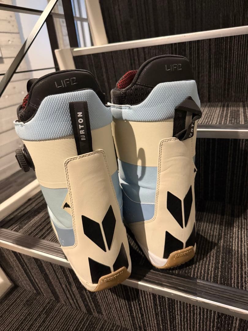 スノーボード BURTON ION boa 27.5cm white&dusty blue