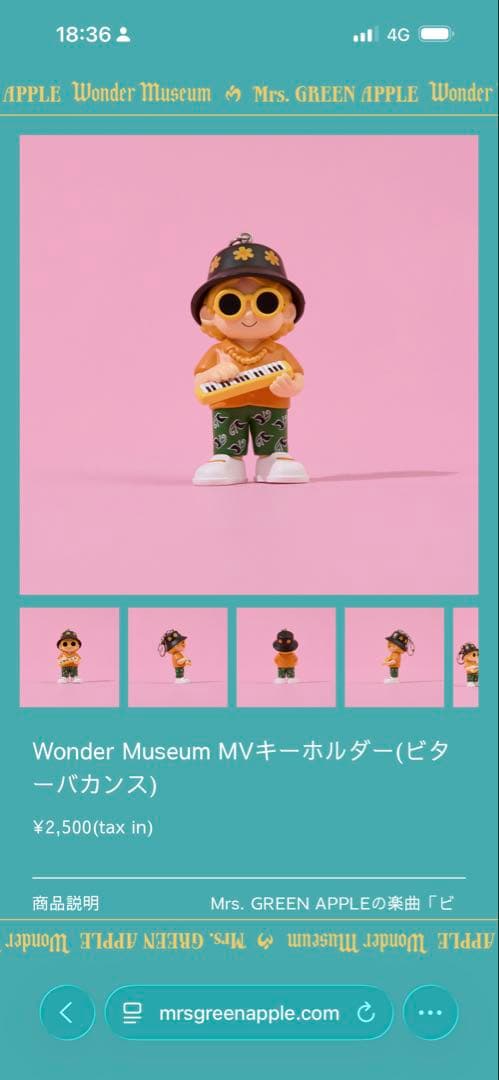 Wonder Museum MVキーホルダーコレクション