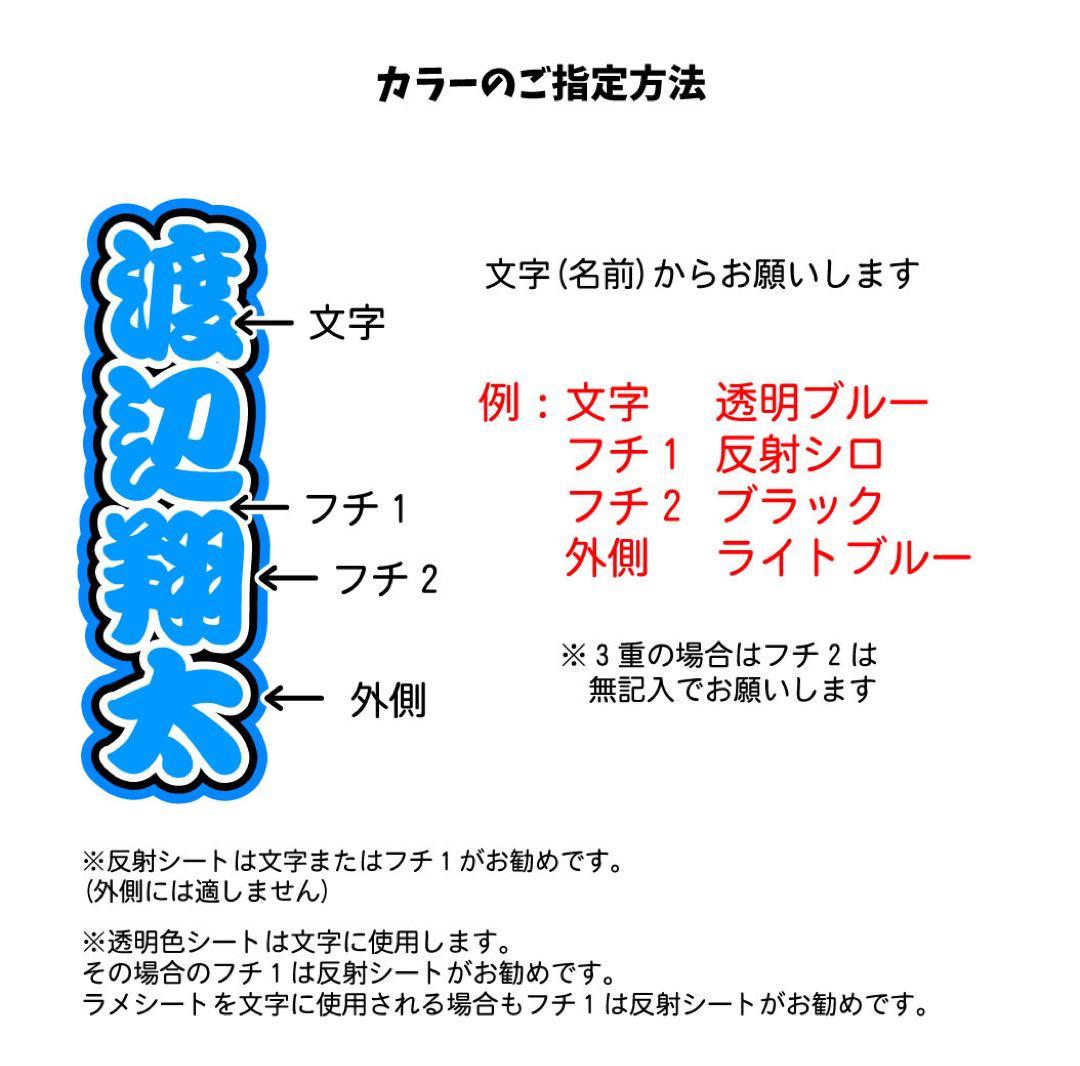み　ミニうちわ文字　ステッカー