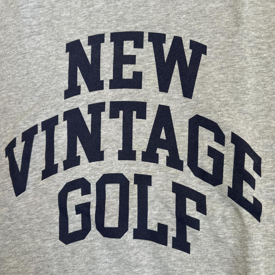 NEW VINTAGE GOLF　ロゴスウェット　XXL　グレー