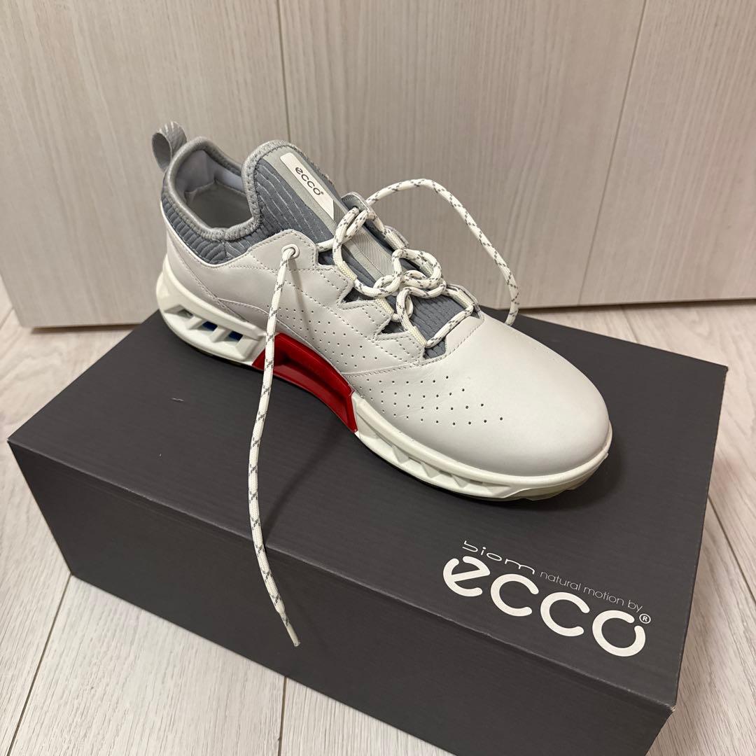 【新品 箱付】ecco ゴルフシューズ 男性用 26.5
