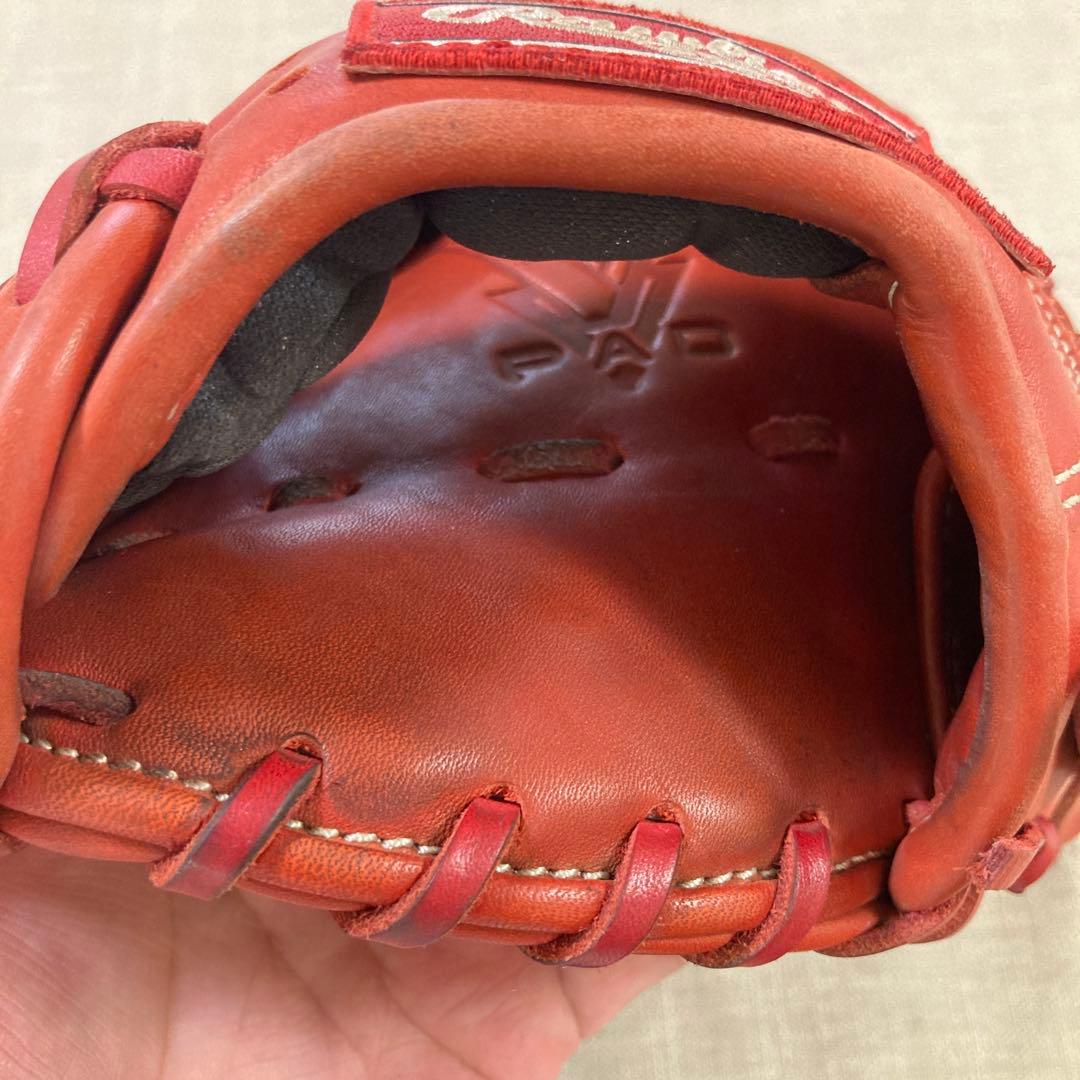 Rawlings 軟式グローブ 赤