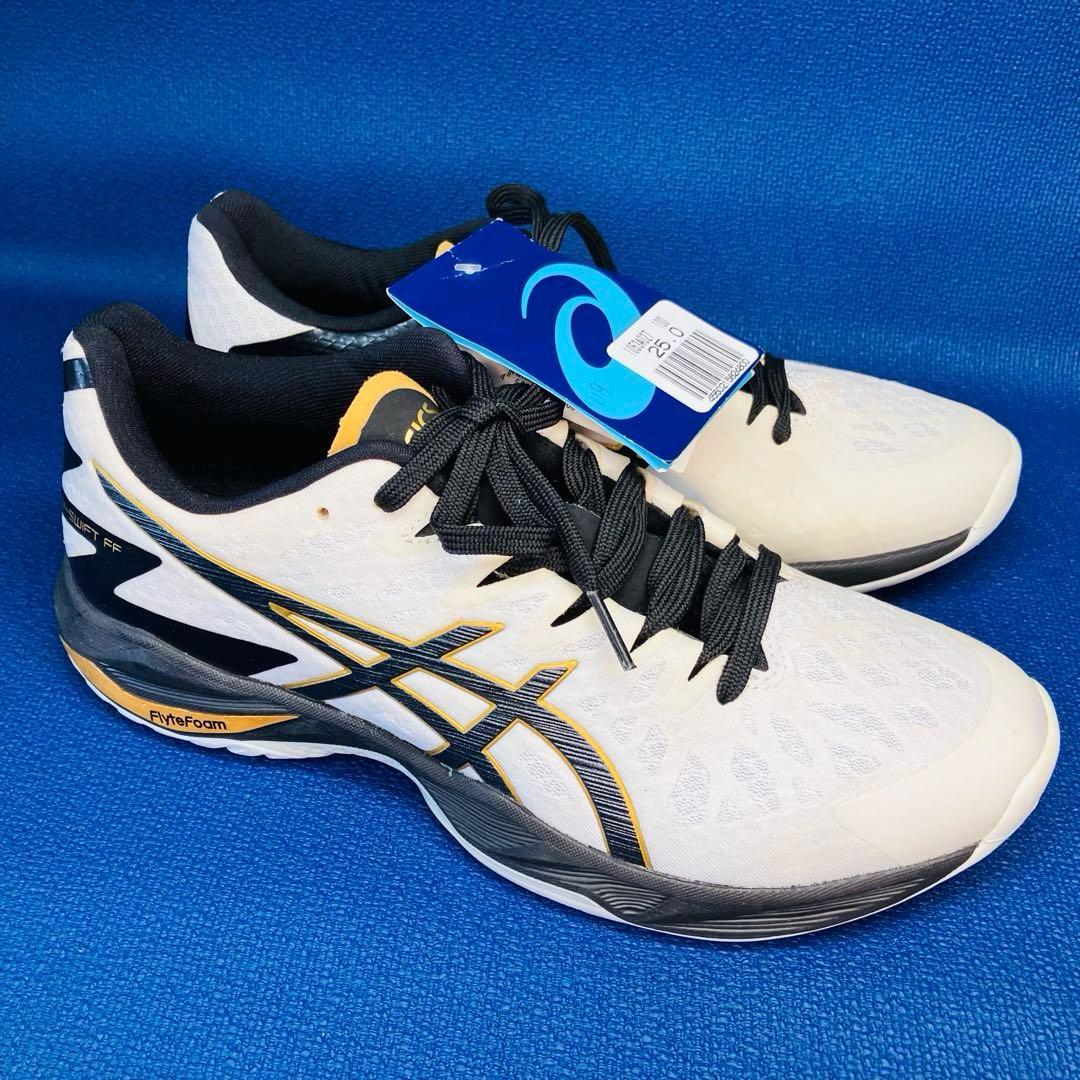 【新品タグ付き】asics 25cm バレーボール用V-SWIFT FF2