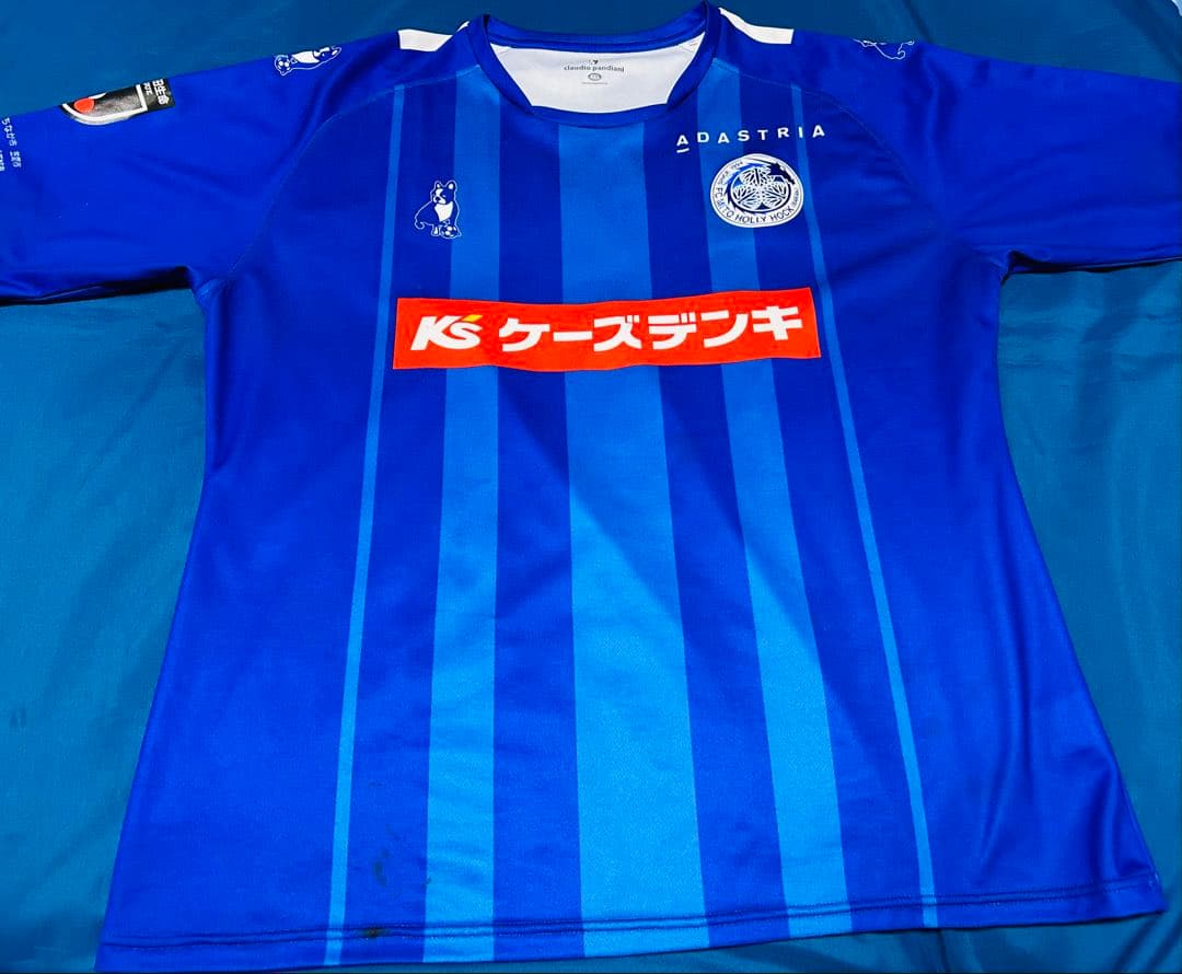 水戸ホーリーホック　ユニホーム　ADASTRIA サッカー応援ユニフォーム 青