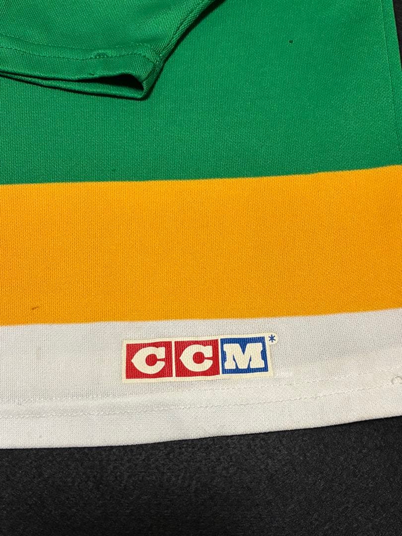 CCM ミネソタ・ノーススターズ　ヴィンテージ　ホッケーシャツ　USA製