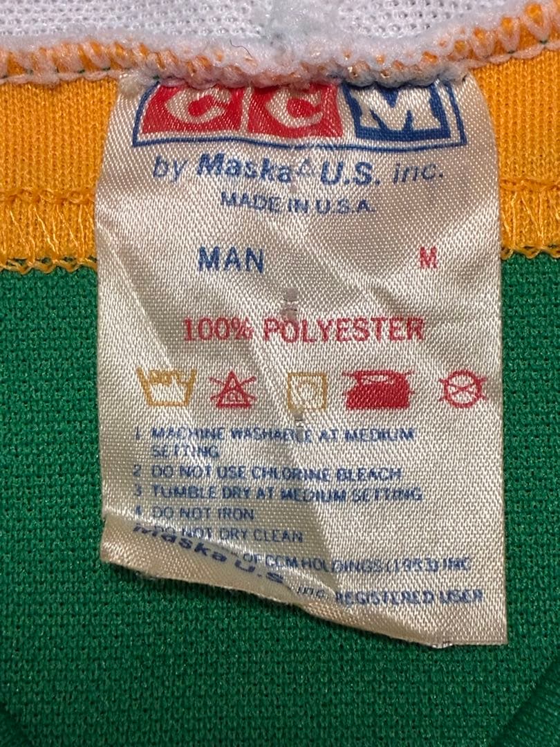 CCM ミネソタ・ノーススターズ　ヴィンテージ　ホッケーシャツ　USA製