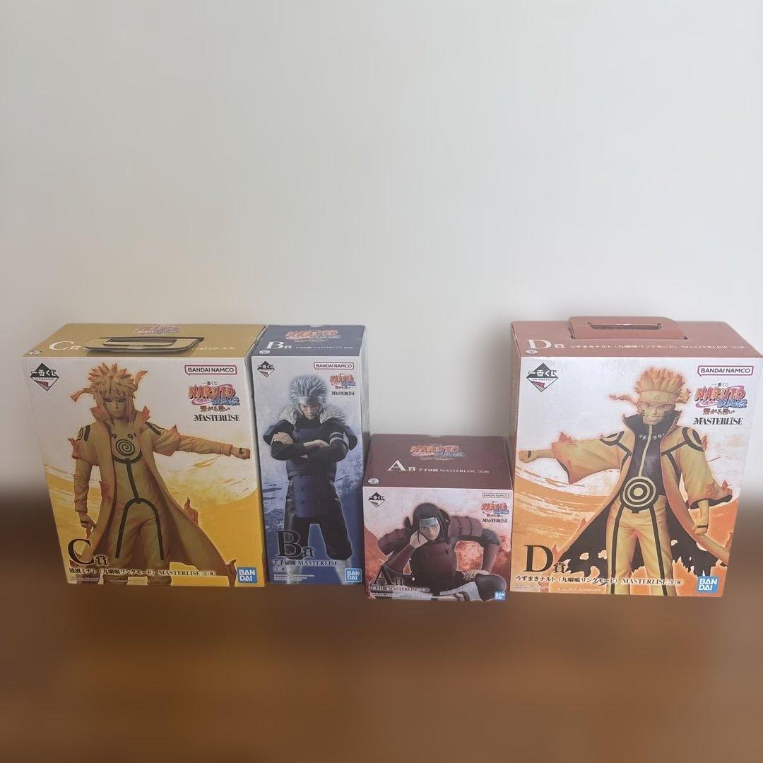 ナルト疾風伝　繋がる思いA.Ｂ.C.D 賞MASTERLISEフィギュアセット