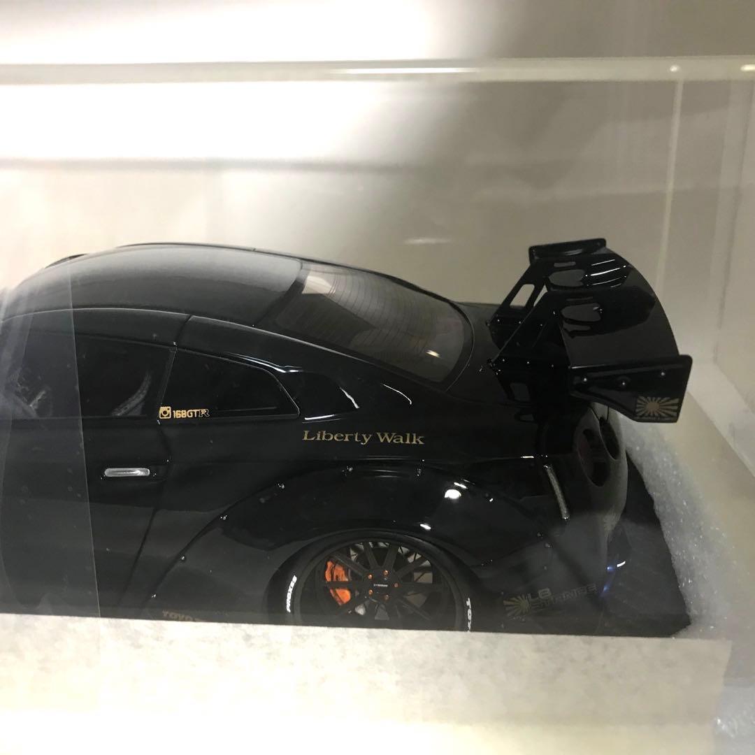 一部難有　イグニッションモデル 1/18 LBWK 日産GTR ブラック 処分