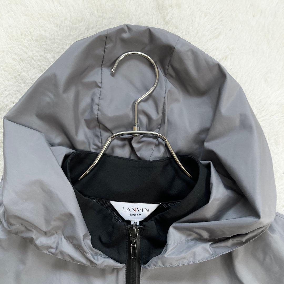 【極美品・24SS・完売品】LANVIN SPORT　フー付きアウターベスト