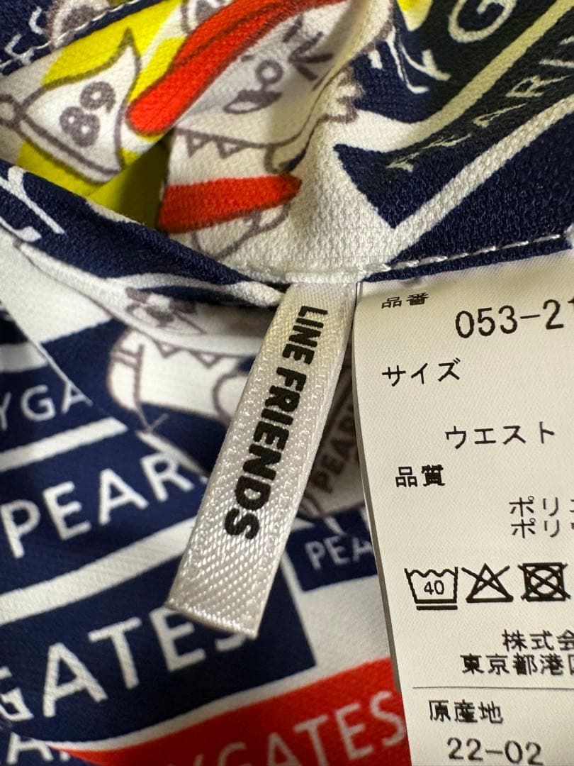 PEARLY GATES ロゴプリントパンツ