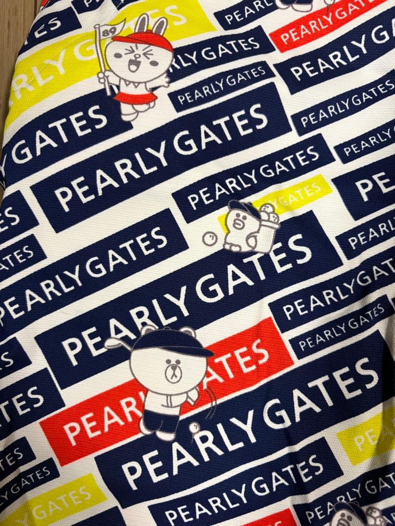 PEARLY GATES ロゴプリントパンツ