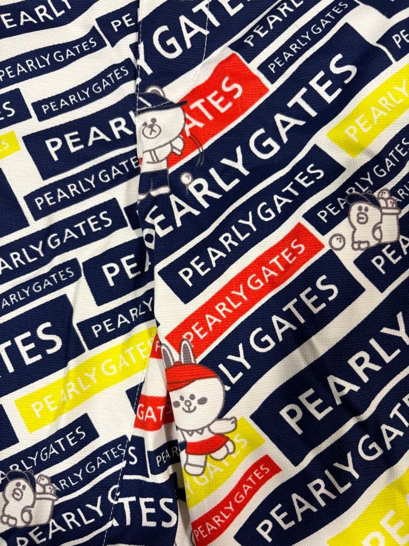 PEARLY GATES ロゴプリントパンツ