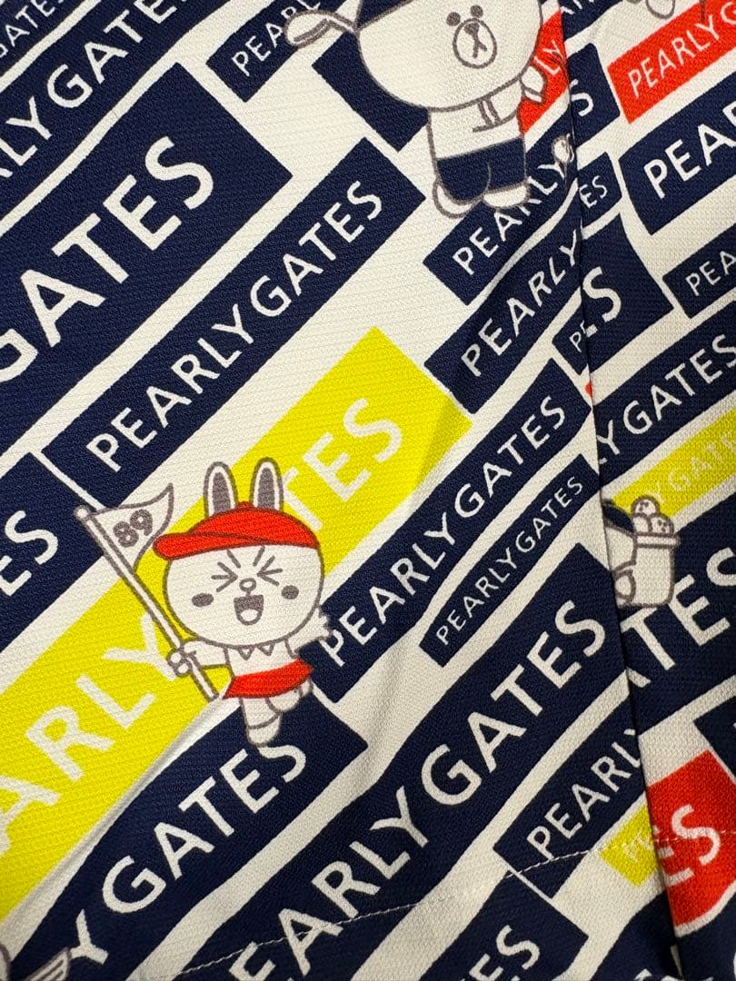 PEARLY GATES ロゴプリントパンツ