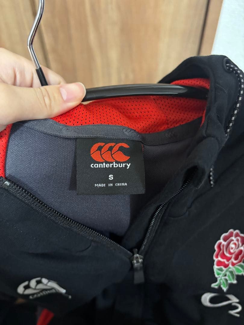 canterbury イングランド代表 フード付きジャケット S