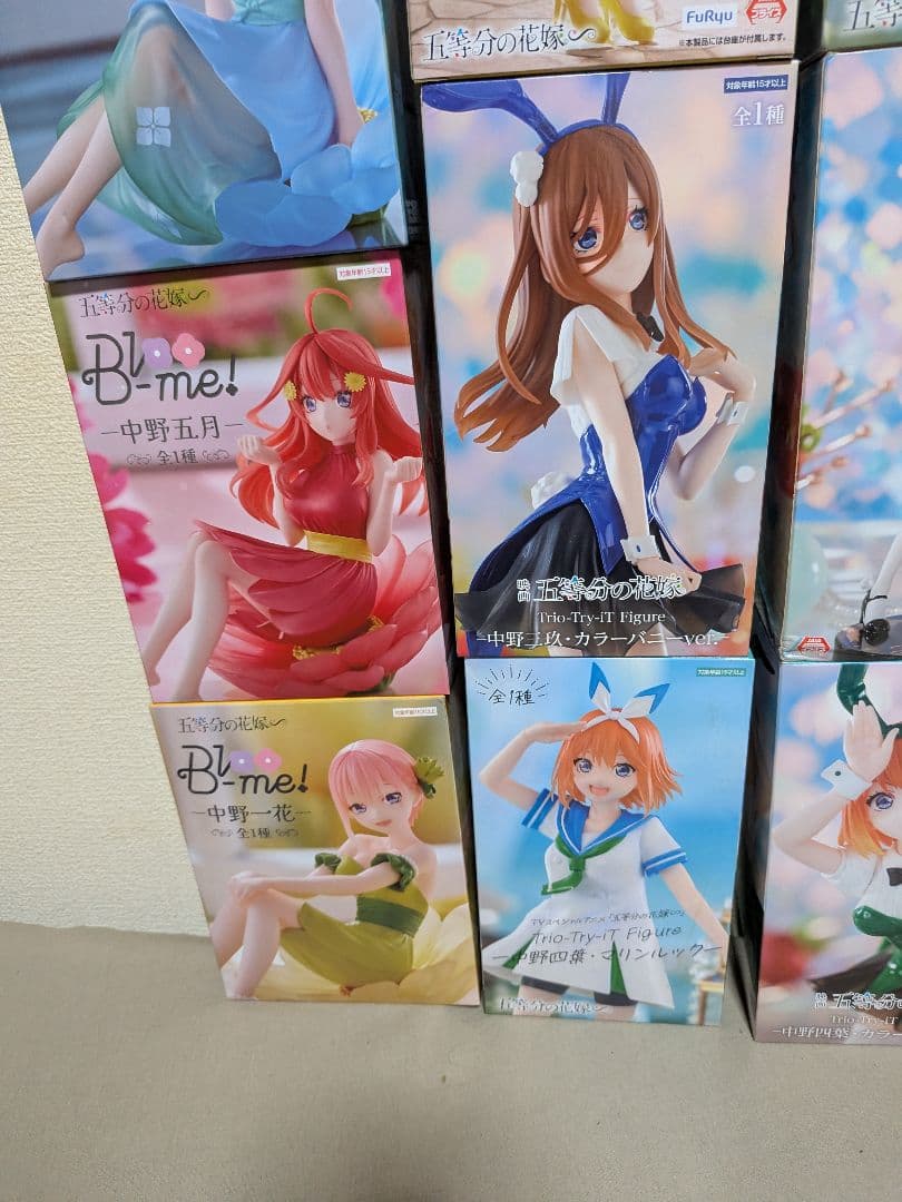 五等分の花嫁　プライズフィギュアまとめ売り１８個