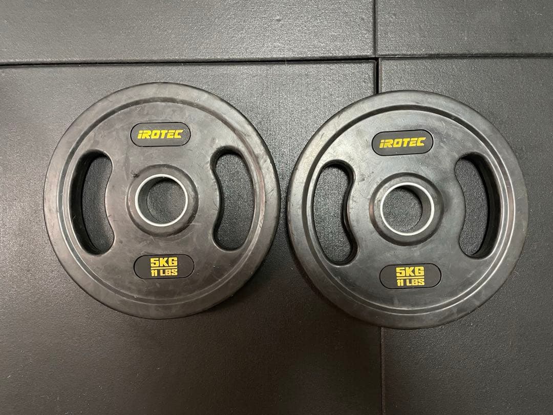【出品④】IROTECオリンピックプレートオールラバー仕様穴径51mm