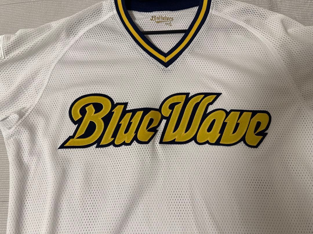オリックス・バファローズ　BlueWaveホームメッシュジャージ　Lサイズ