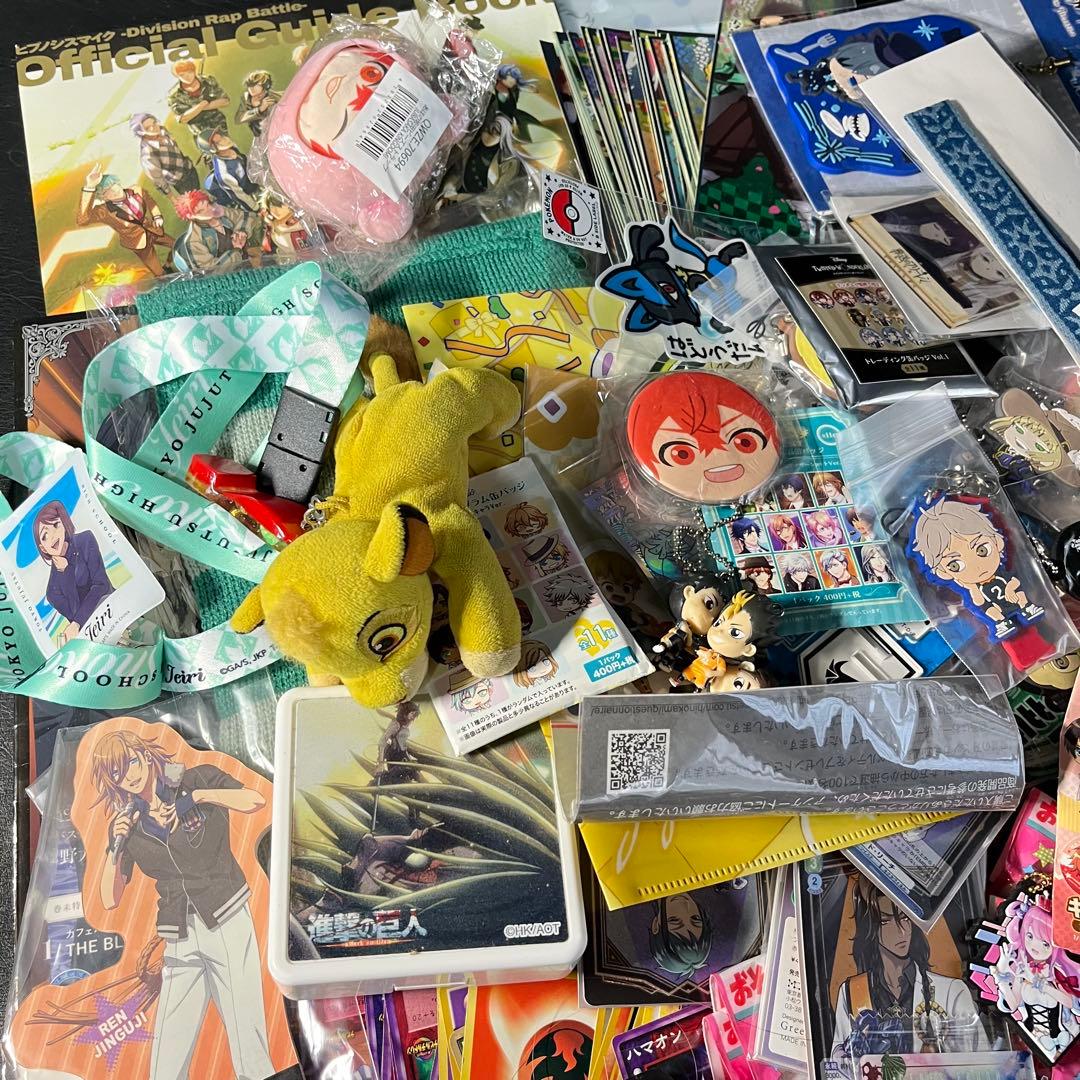 アニメグッズ大量まとめ売り ツイステ 鬼滅 ハイキュー コナン