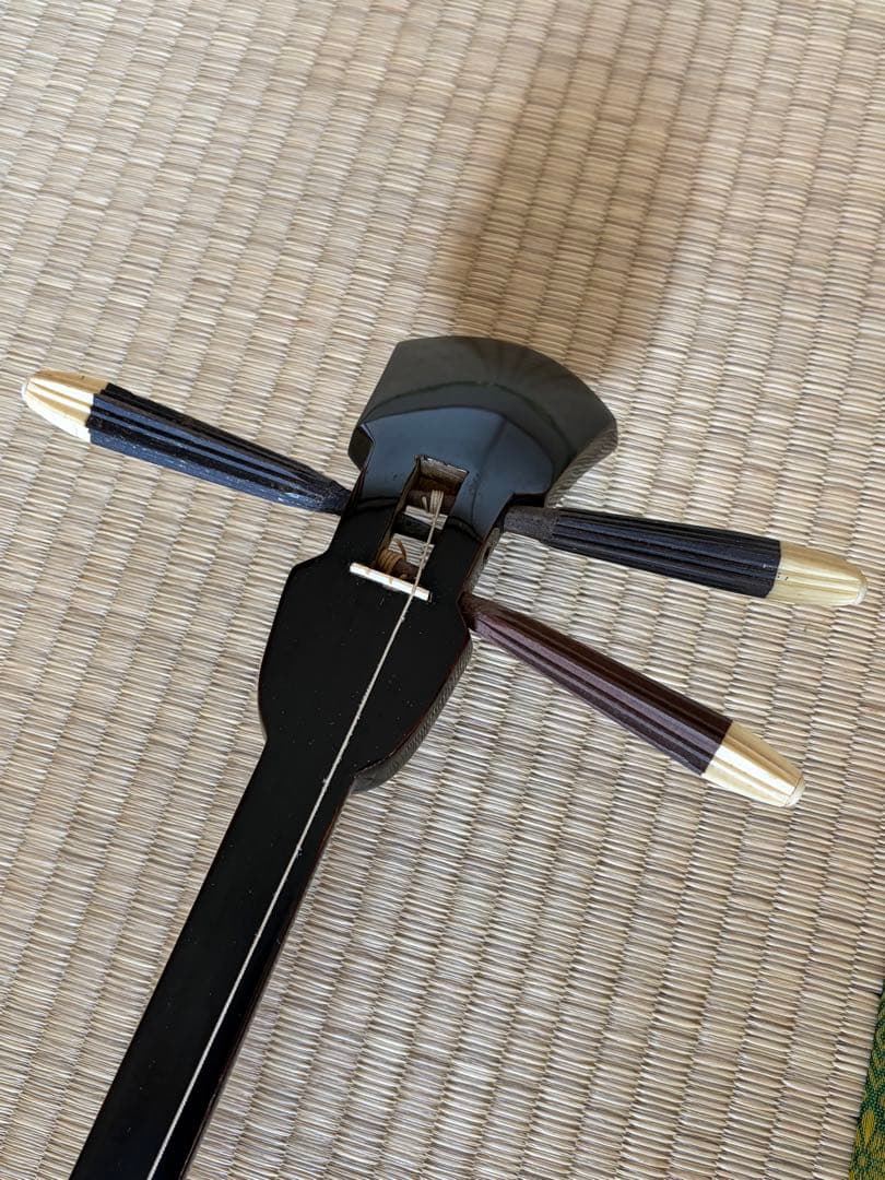 真栄堂 三味線本体 ヘビの皮製
