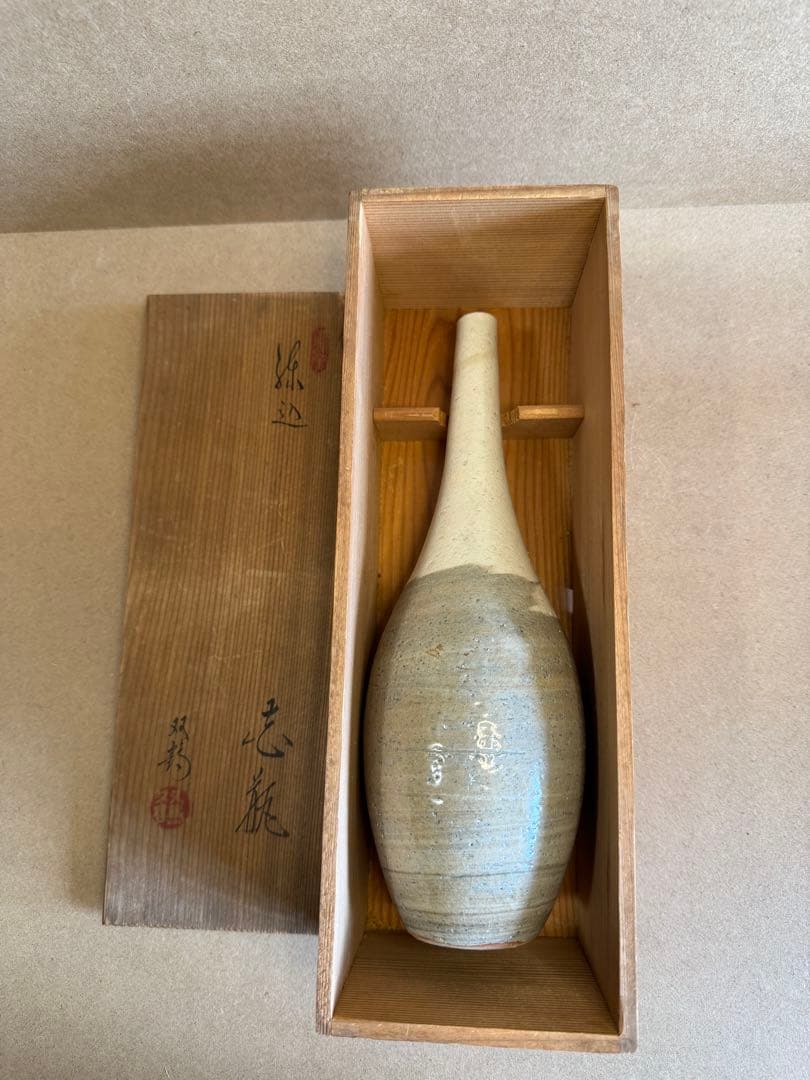 水野双鶴 花瓶