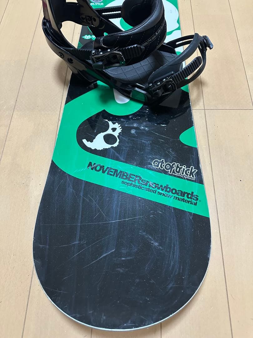 スノーボード November 154cm ビンディング SALOMON M