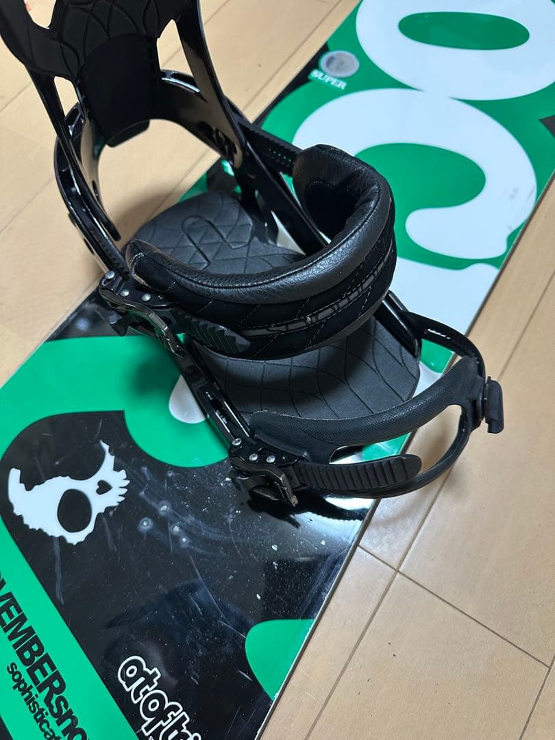 スノーボード November 154cm ビンディング SALOMON M