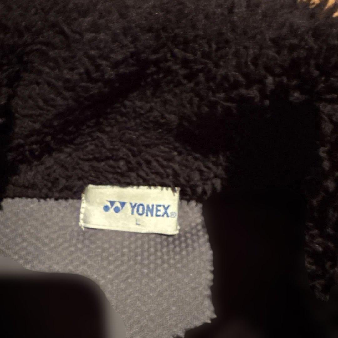 YONEX ヨネックス　ボアジャケット　フリース　 ブラック　Lサイズ　テニス