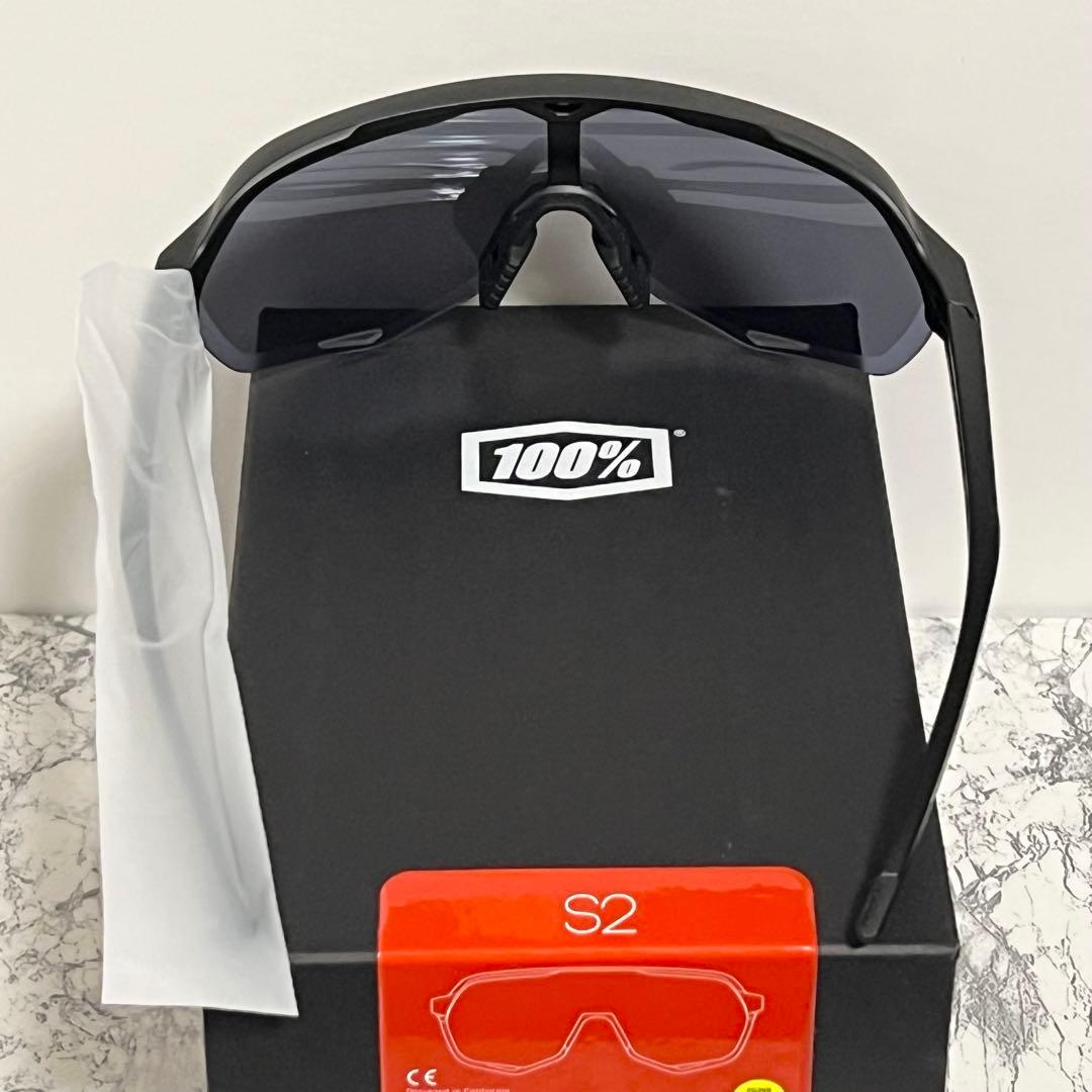 100% ワンハンドレッド サングラス S2 マットブラック ゴールドミラー