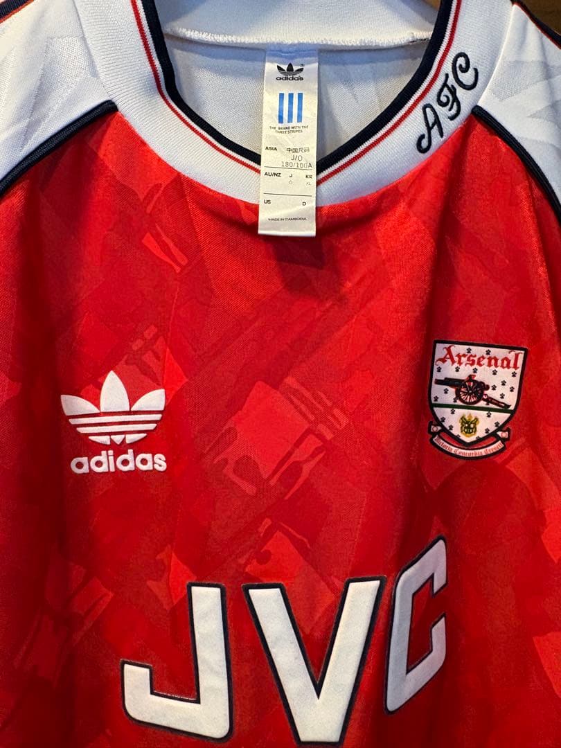 アーセナル ユニフォーム JVC ARSENAL adidas Oサイズ