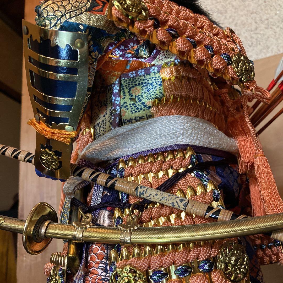 貴重 五月人形 鎧着武者人形兜人形 こども 昭玉作 サムライDoll