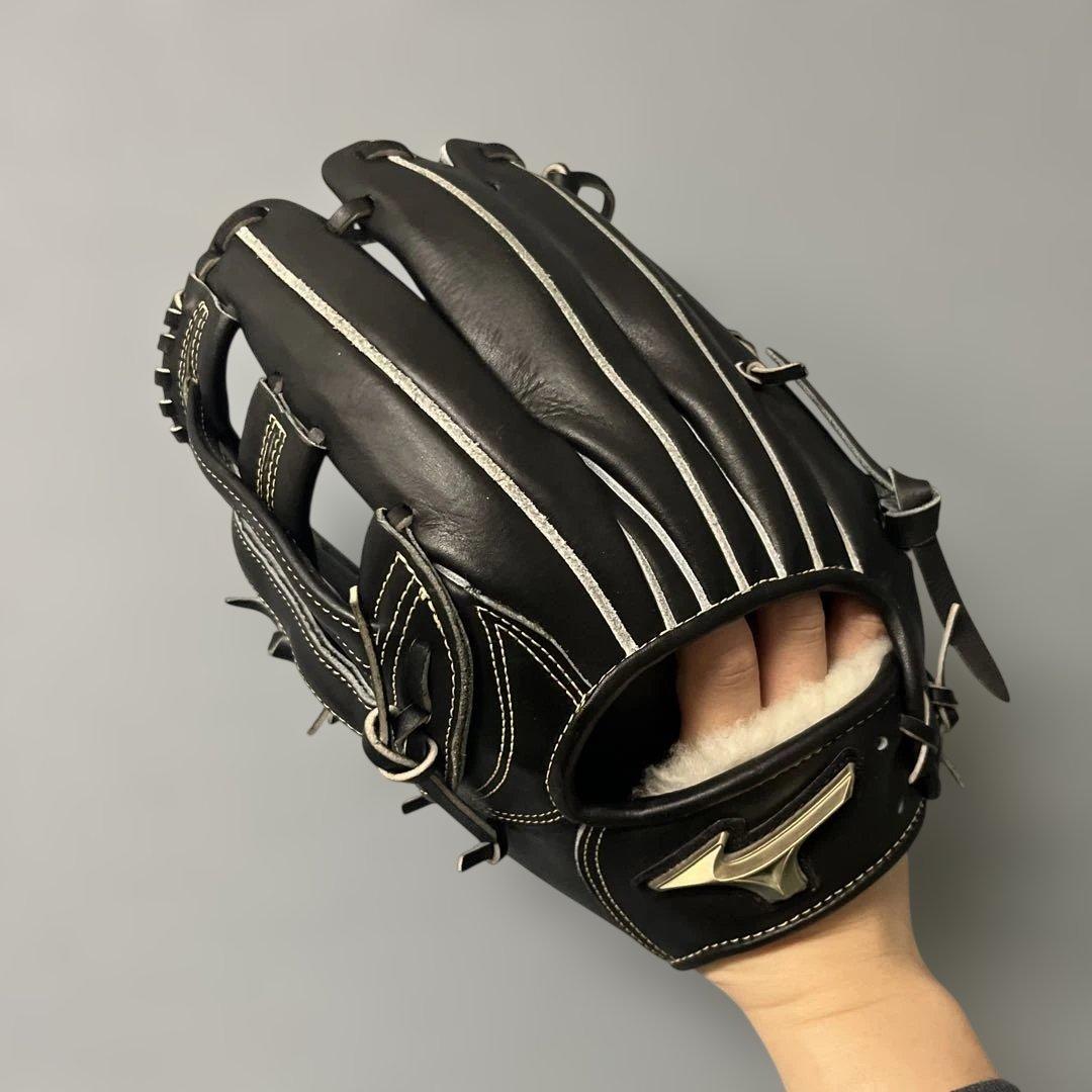 1408 ミズノ グローバルエリート 極美品 硬式 外野手用グローブ 左