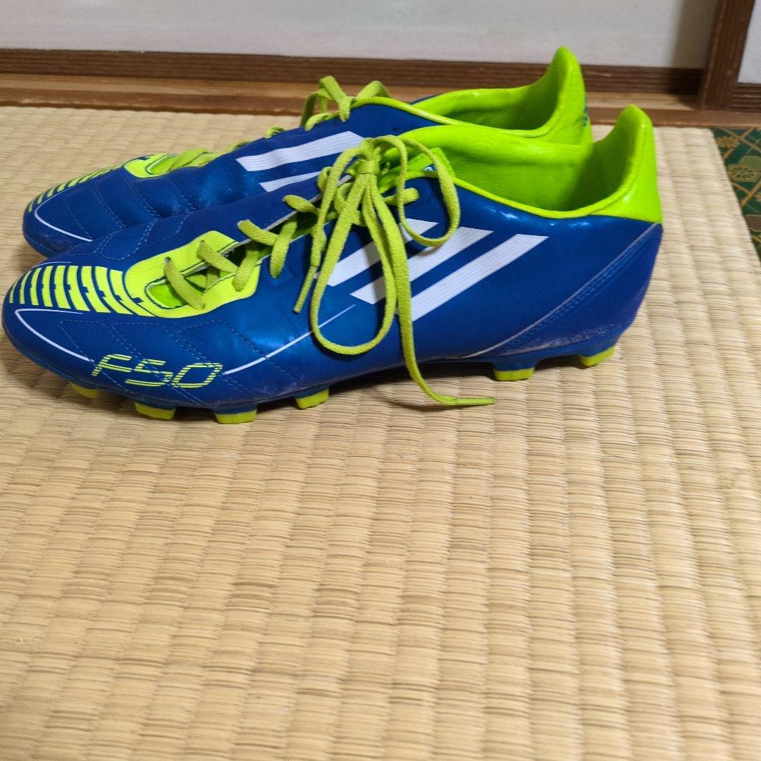 adidas F50 スパイクシューズ 青/緑