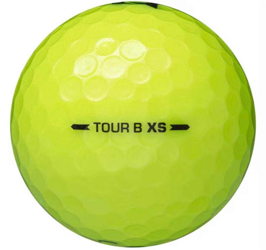 新品2026年NEWブリヂストンTOUR B XS　イエロー1ダース（12球）