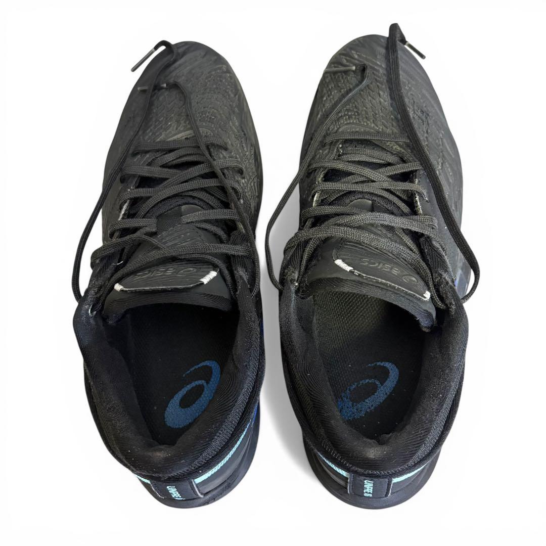 asics■アンプレアルスロー■バスケットボールシューズ■ブラック★26cm