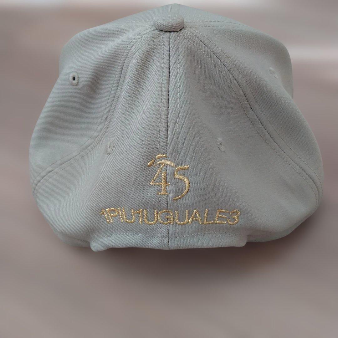 1piu1uguale3 GOLF キャップ　帽子　ベージュ　フラットバイザー