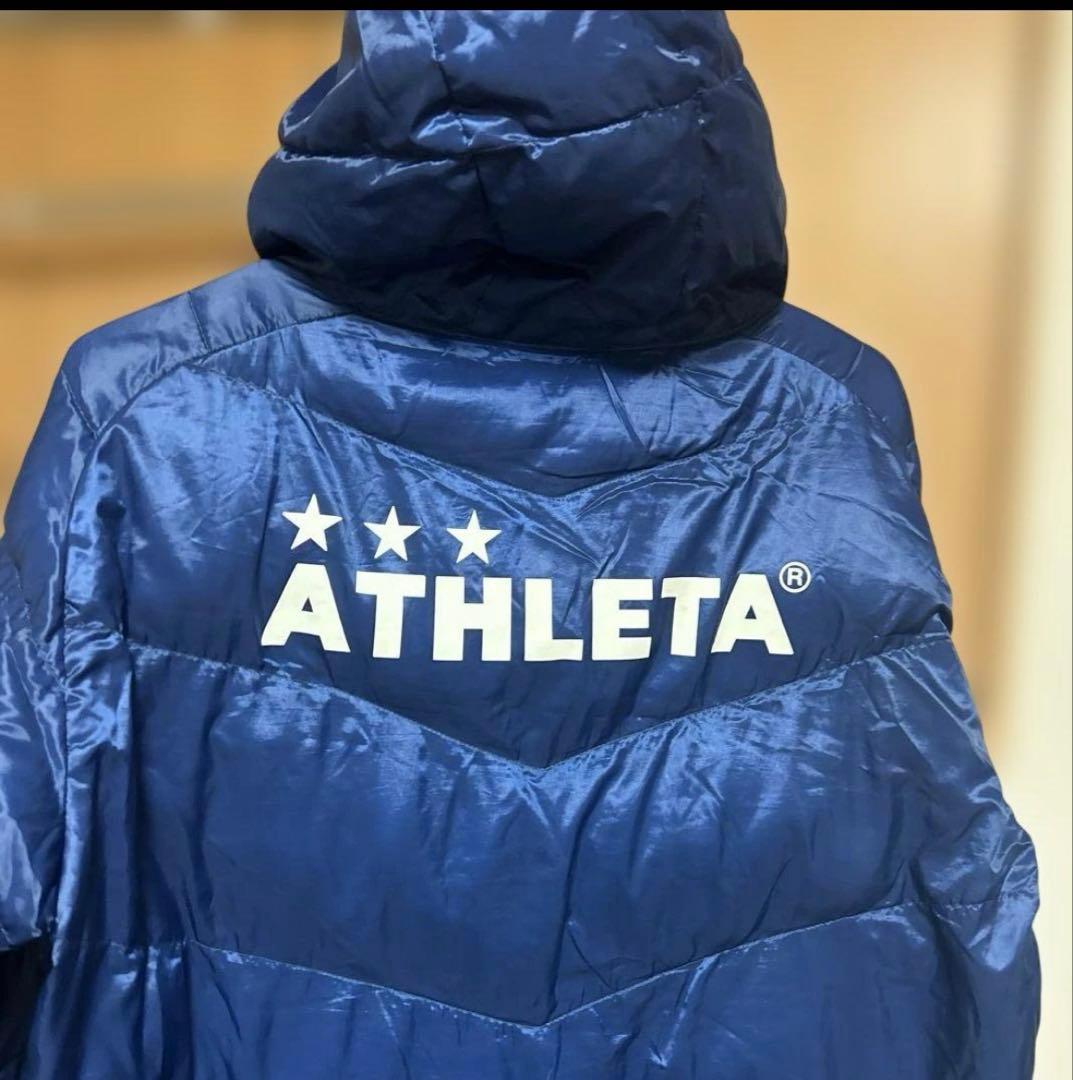 未使用に近い160cmATHLETA ベンチコート サッカー　フットサル
