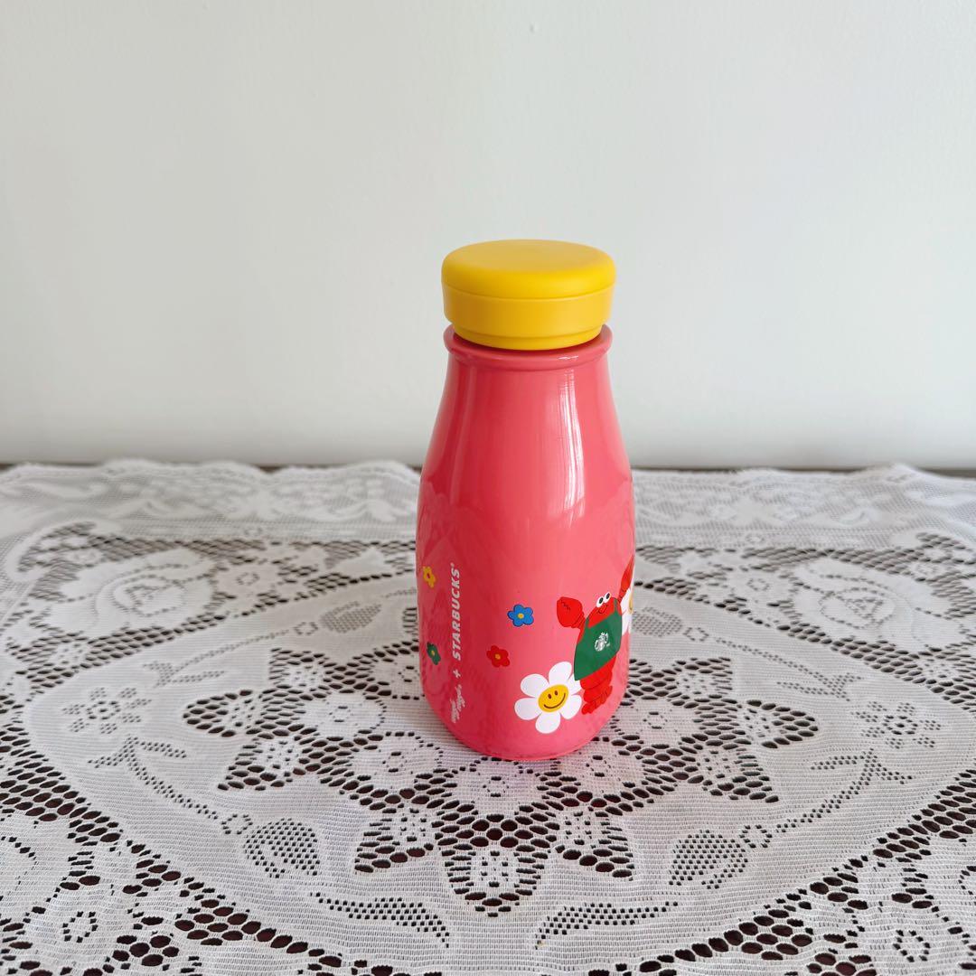 【海外限定✨】 新品未使用 Wiggle Wiggle スタバコラボ 水筒ピンク
