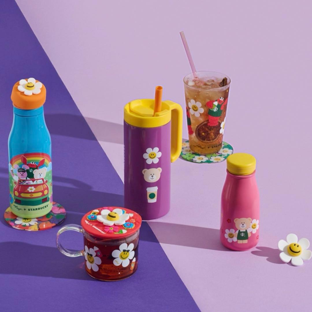 【海外限定✨】 新品未使用 Wiggle Wiggle スタバコラボ 水筒ピンク