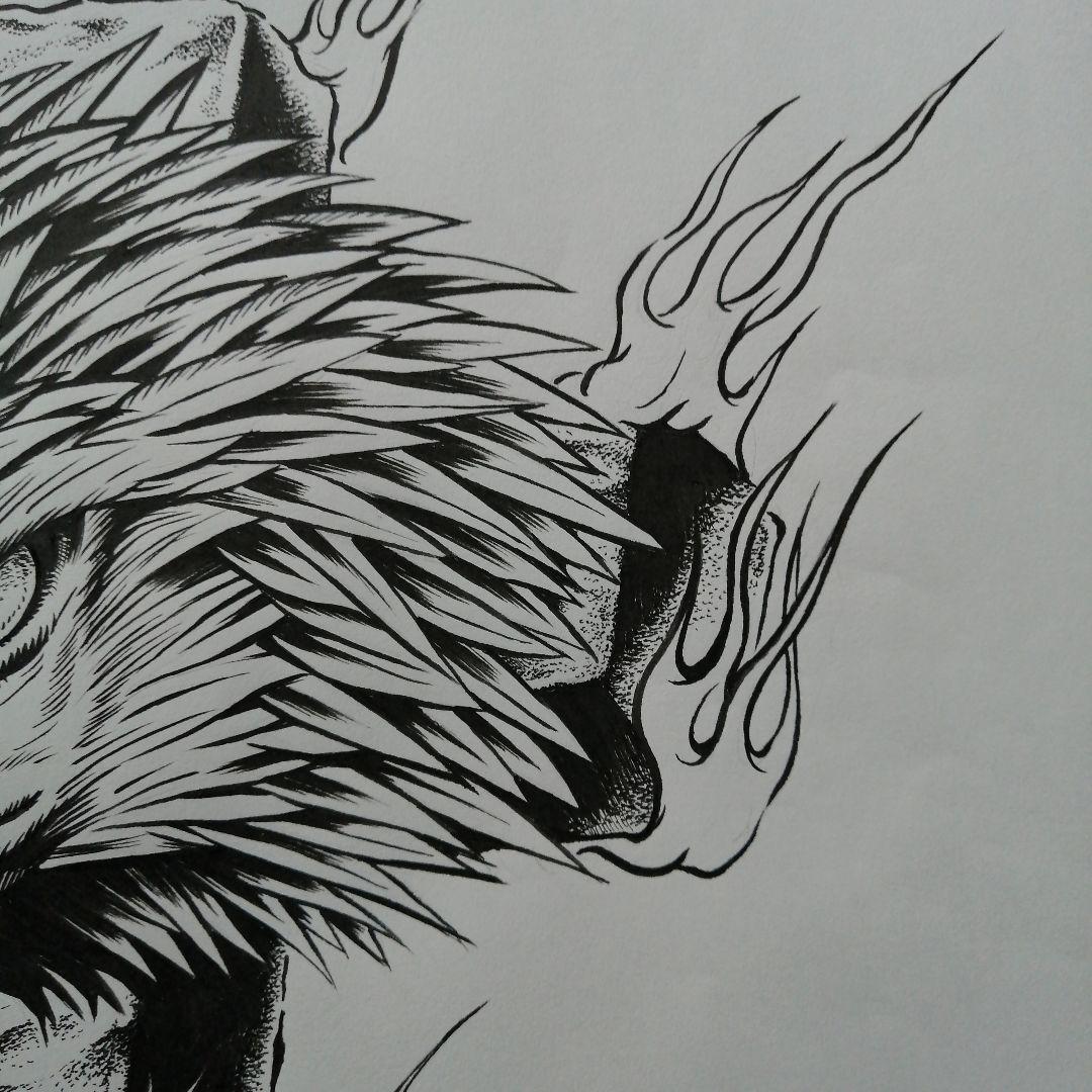 B4原画　鷹