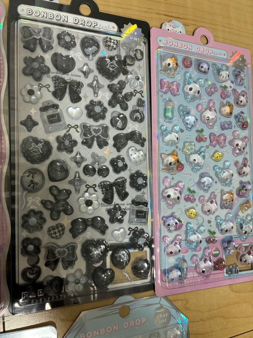【本日限定価格】ボンボンドロップシール うるちゅるポップシールまとめ売り30枚
