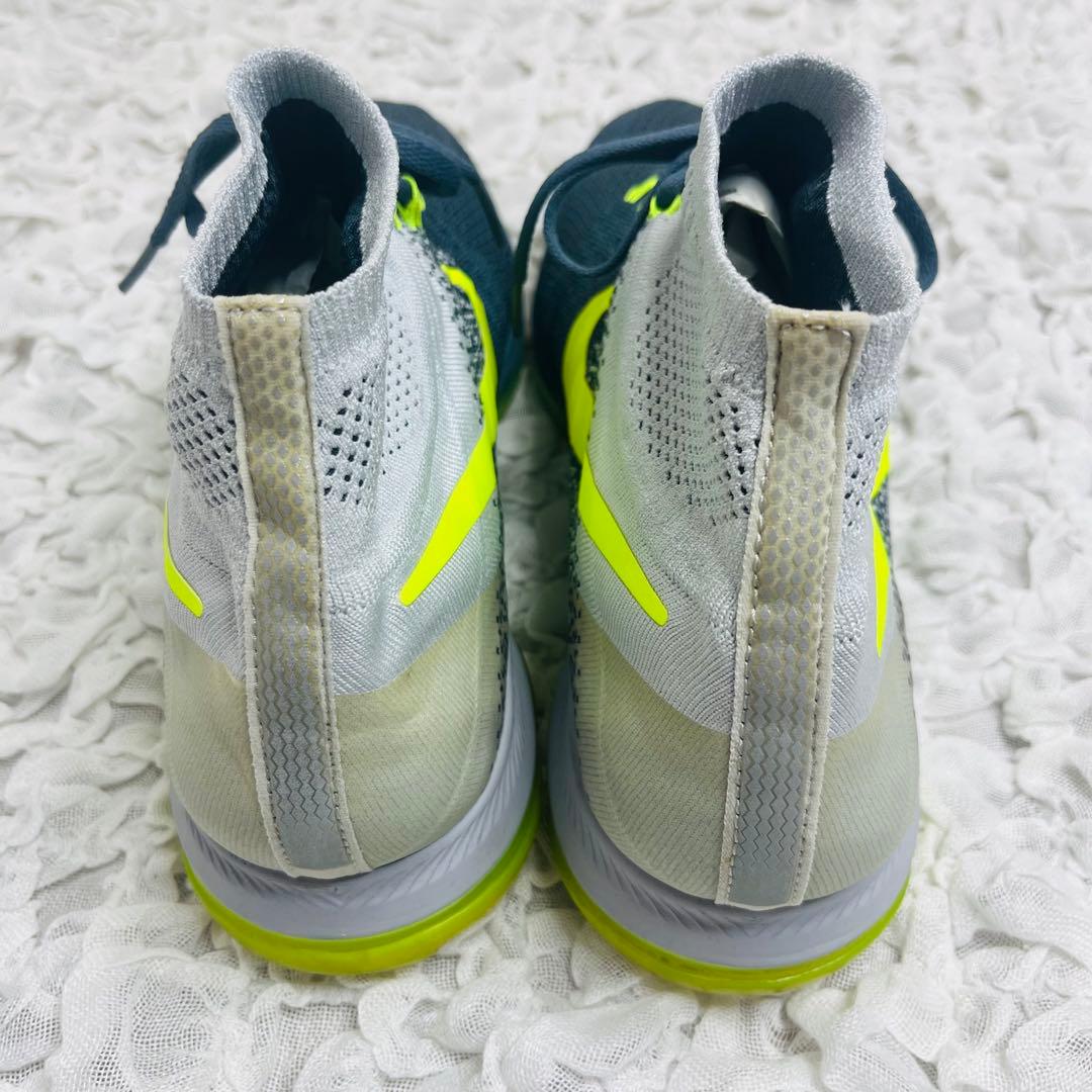 ナイキNIKEフライニットレーサー27.5完売品ランニングシューズマラソン蛍光