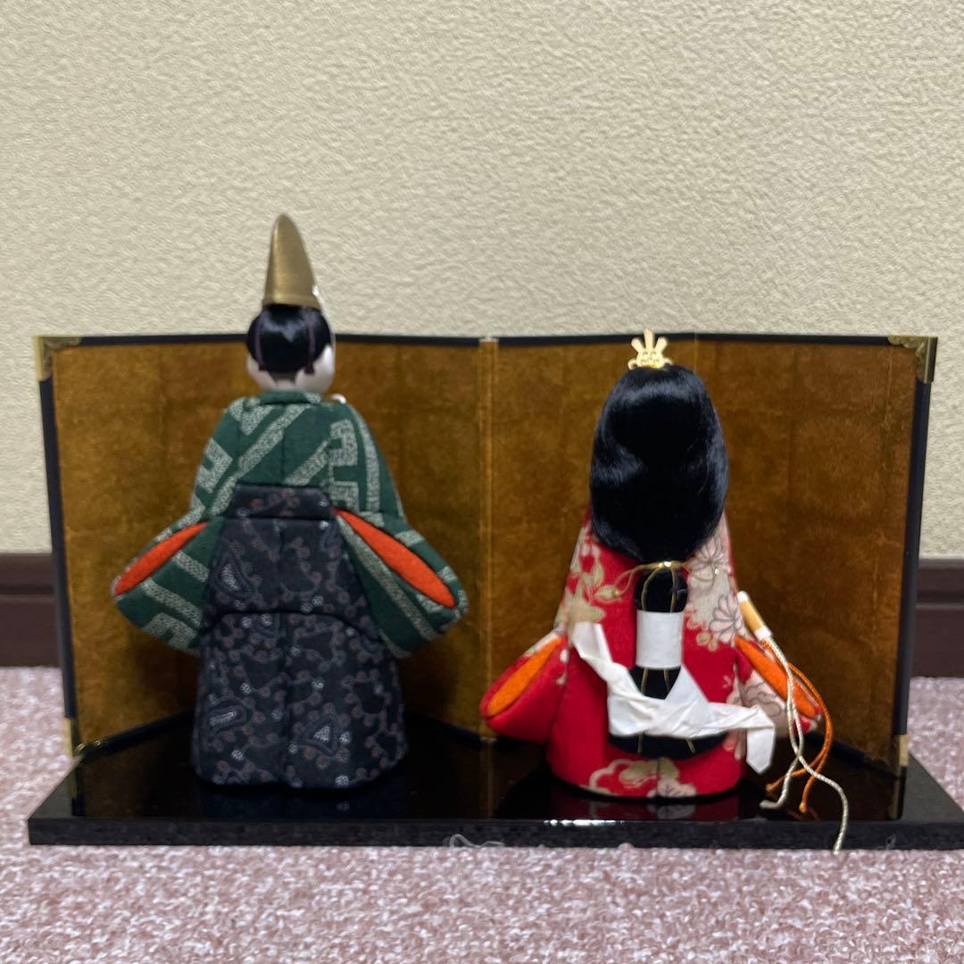 【未使用品】くろちく　とっても可愛い！木目込人形　雛人形　お雛様