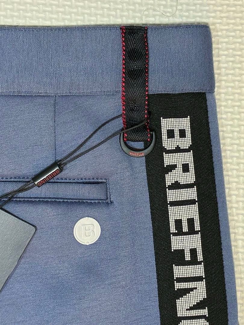 BRIEFING ウォーム サイドロゴライン スリムパンツ（GRAY／L）