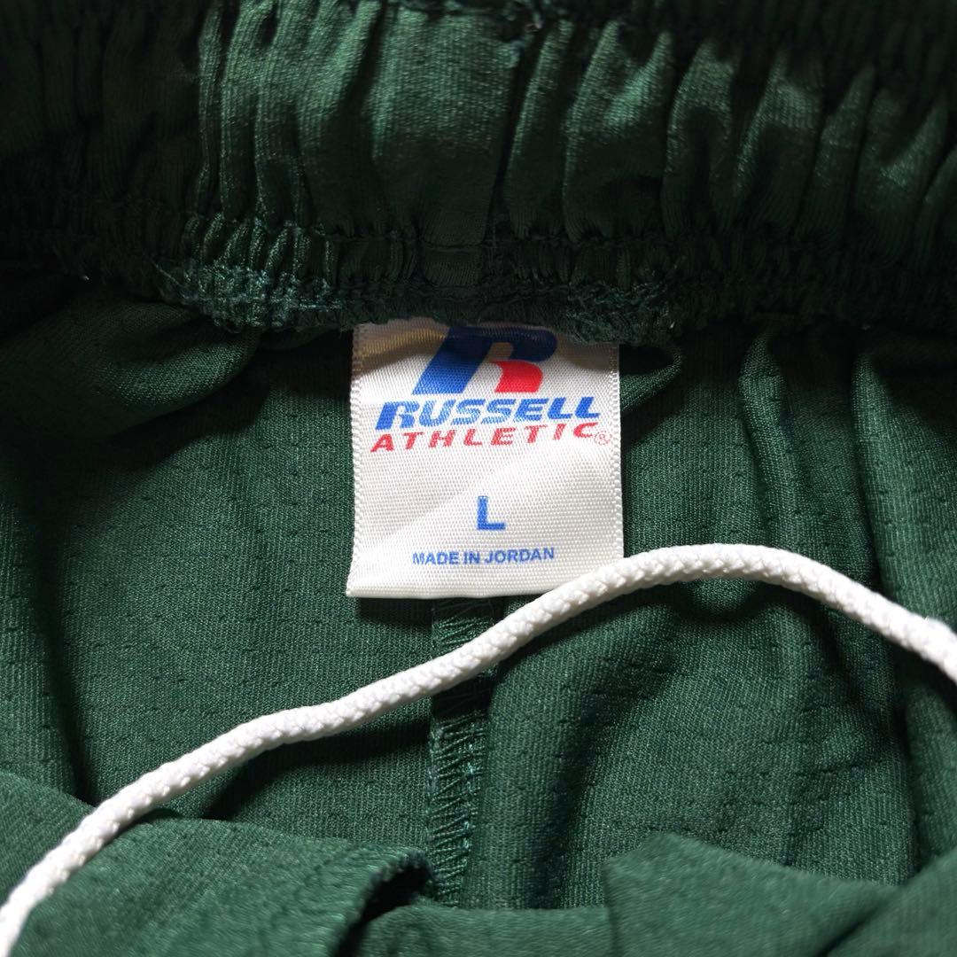 Russell 刺繍ショート トレーニング パンツ ボトムス 短パン バスケ L