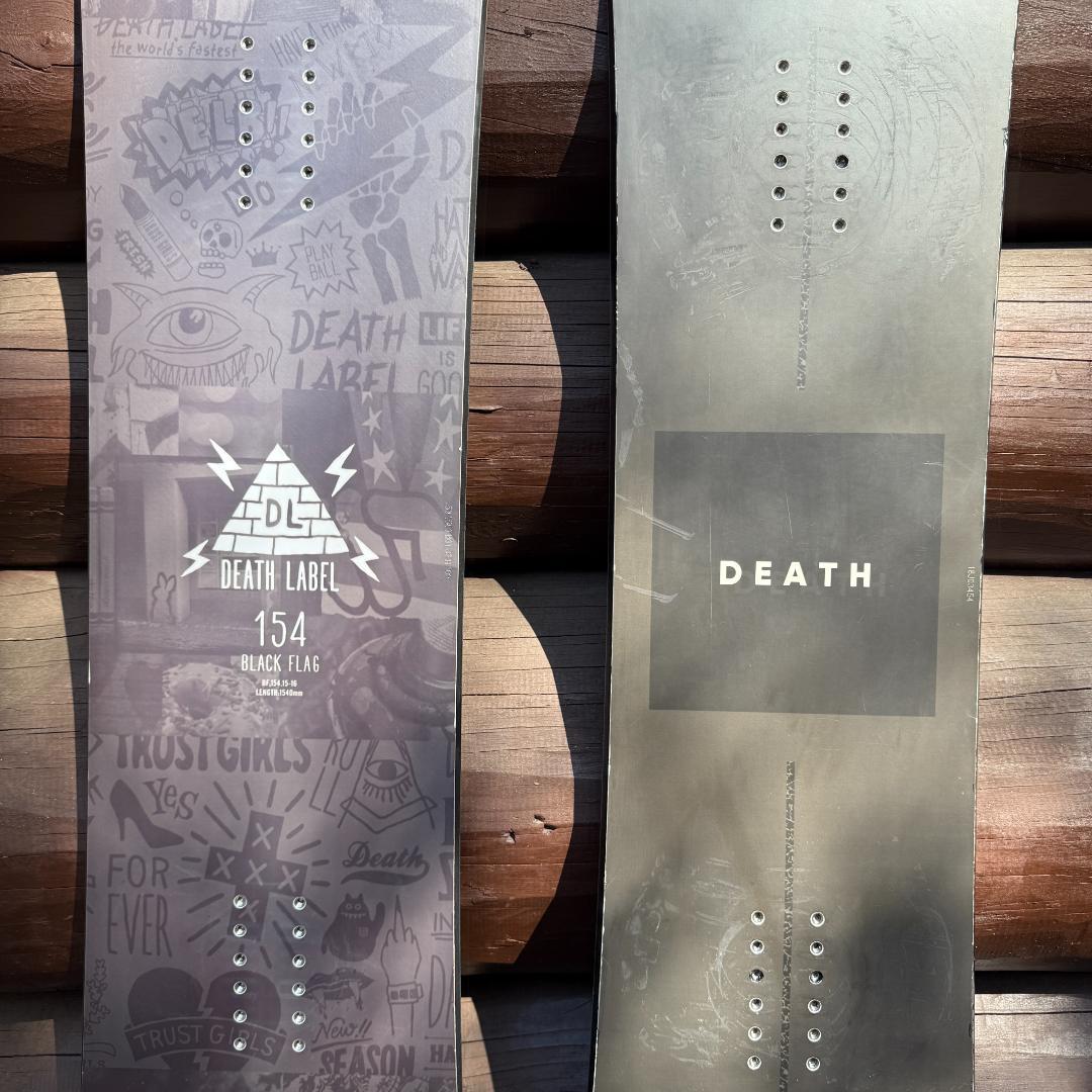 【2本セット】DEATH LABEL BLACK FLAG ブラックフラッグ